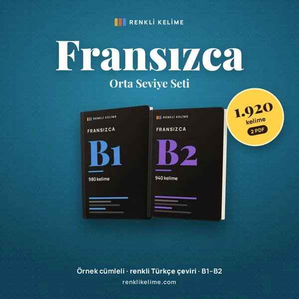 Fransızca B1–B2 PDF seti kapağı