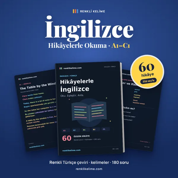 Hikâyelerle İngilizce kitap kapağı